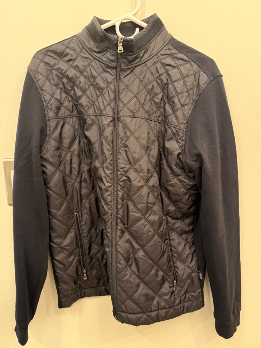 Quilted Front Hugo Boss Cotton Jacket